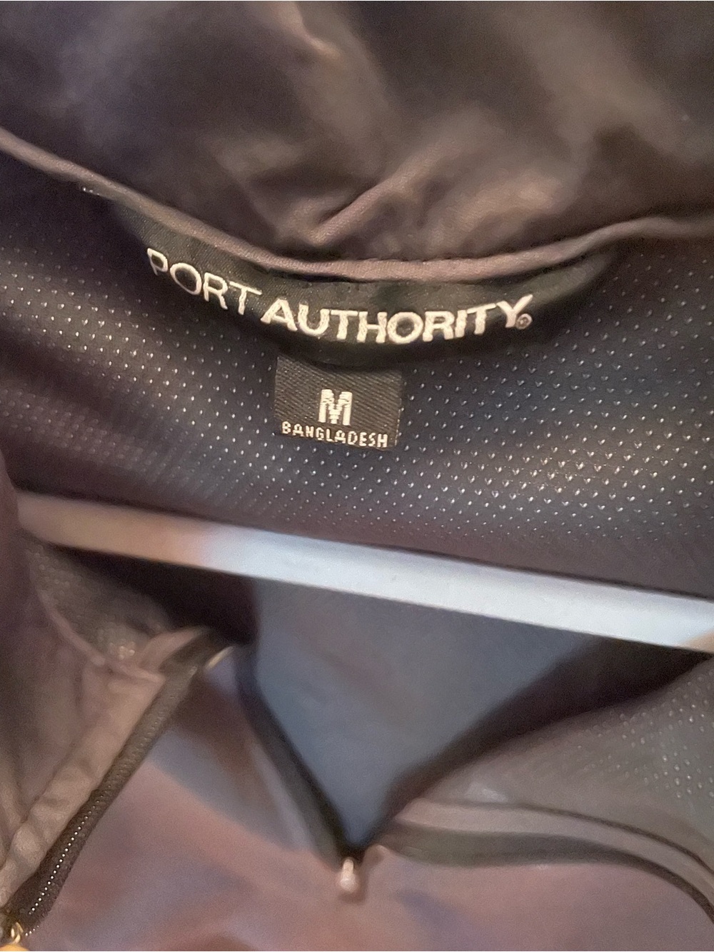 Port Authority Gray Women’s Quarter Zip Windbreaker with SJS Logo